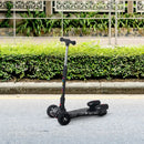 HOMCOM Kids 3 Wheel  Scooter with  Water Spray -  Black