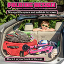 HOMCOM Folding Kids Electric Scooter for 7-14, Pink