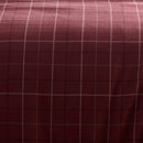 D & D Wynn Duvet Cover Set in Burgundy