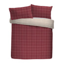 D & D Wynn Duvet Cover Set in Burgundy