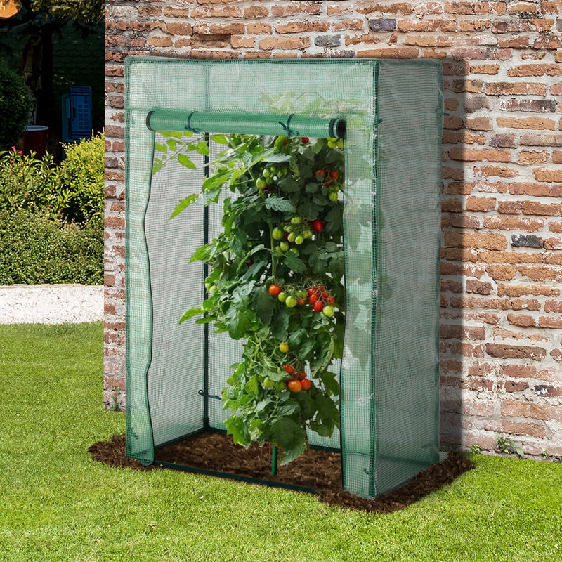 Outsunny Mini Greenhouse 100 x 50 x 150cm - Green