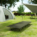 Outsunny Lightweight Camping Cot Portable Compact Sleeping Bed w/ Carry Bag