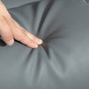 Recliner Chair With Footstool And Adjustable Backrest PU Armchair - Black, Brown, Grey