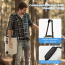 9.5 L Water Cooler Drink Cooler Insulated Ice Chest With Spigot And Shoulder Strap-Beige