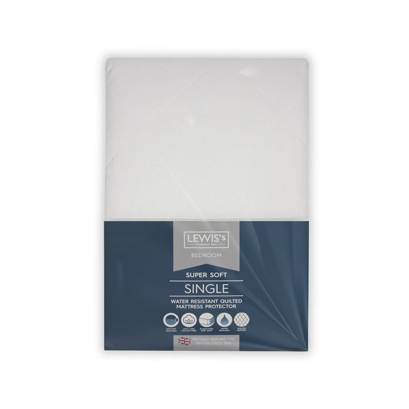 Lewis's Quilted Waterproof Mattress Protector