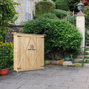 2-Door Waterproof Lockable Outdoor Storage Shed