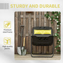 Outsunny 160L Outdoor Tumbling Compost Bin with Dual Chamber