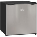 HOMCOM 46L Counter Top Fridge with Chiller Box Mini Fridge for Bedrooms Silver