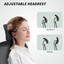 HOMCOM Executive Mesh Office Chair with Headrest, Lumbar Support