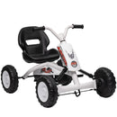 AIYAPLAY Pedal Go Kart, Go Kart For Kids Ages 2-5 Years, White