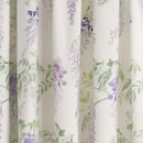D & D Wisteria Pencil Pleat Curtains in Lilac