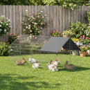 PawHut Rabbit Run, Pet Playpen W/ Protective Cover, 180 X 75 X 75 Cm, Black