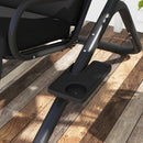 Outsunny Canopy Swing 2 Separate Relax Chairs w/ Handrails, Cup Holders