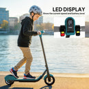 SPORTNOW Electric Scooter, Lightweight E Scooter With LED Display, Green