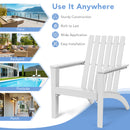 Solid Acacia Wood Adirondack Chair