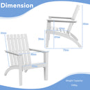 Solid Acacia Wood Adirondack Chair