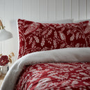 D & D Woodland Owls Duvet Cover Set in Red
