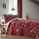 D & D Woodland Owls Duvet Cover Set in Red