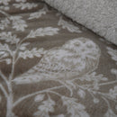 D & D Woodland Owls Duvet Cover Set in Sage