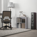 HOMCOM Bookshelf Display Storage Shelf With 2 Compartments For Study