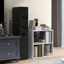 HOMCOM Bookshelf Display Storage Shelf With 2 Compartments For Study