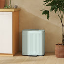 HOMCOM 2 X 20L Double Rubbish Bin, Pedal Bin With Soft-Close Lid