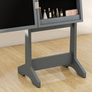 HOMCOM Freestanding LED Mirrored Jewelry Cabinet