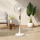 HOMCOM Standing Fan With 75 Degree Oscillation Mosquito Repellent Function
