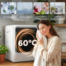 HOMCOM 5kg Vented Tumble Dryer, 1000W Compact Front Tumble Dryer, White