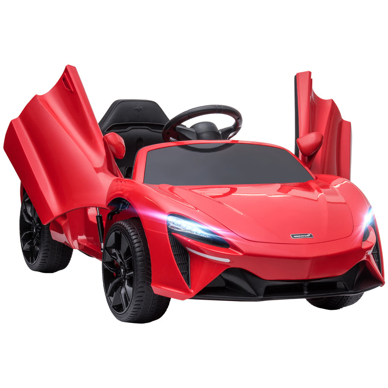 HOMCOM McLaren Licensed Kids Electric Ride-On Car w/ Remote Control - Red