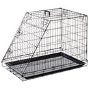 Pawhut Trapeze Collapsible Dog Pet Travel Box Cage Removable Tray 93Lx58Wx65H Cm
