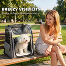PawHut Dog Carrier Backpack Expandable for Small Puppy Cat for Travel Hiking