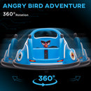 AIYAPLAY Angry Bird Licensed Bumper Car for Kids w/ Joysticks