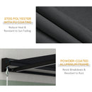 Outsunny 3 x 2.5m Electric Awning with LED Light, Sun Canopies for Patio