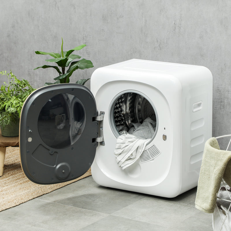 HOMCOM 4kg 800W Vented Tumble Dryer With Deodorize, Smart Mode