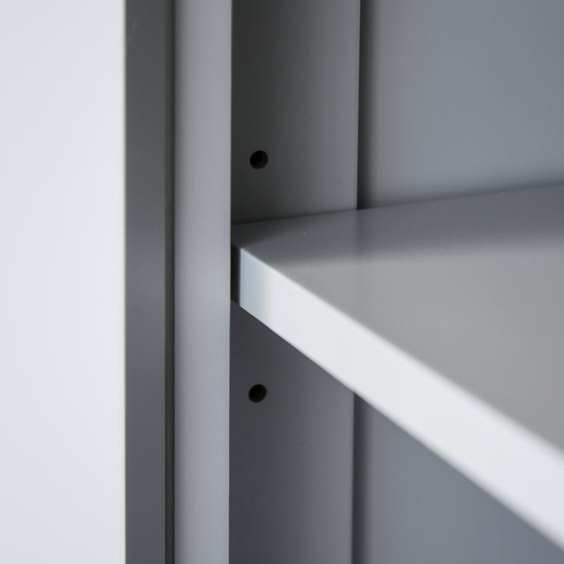 HOMCOM Freestanding Kitchen Storage Cabinet Drawers Cupboards Shelves Grey