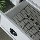 HOMCOM Freestanding Kitchen Storage Cabinet Drawers Cupboards Shelves Grey