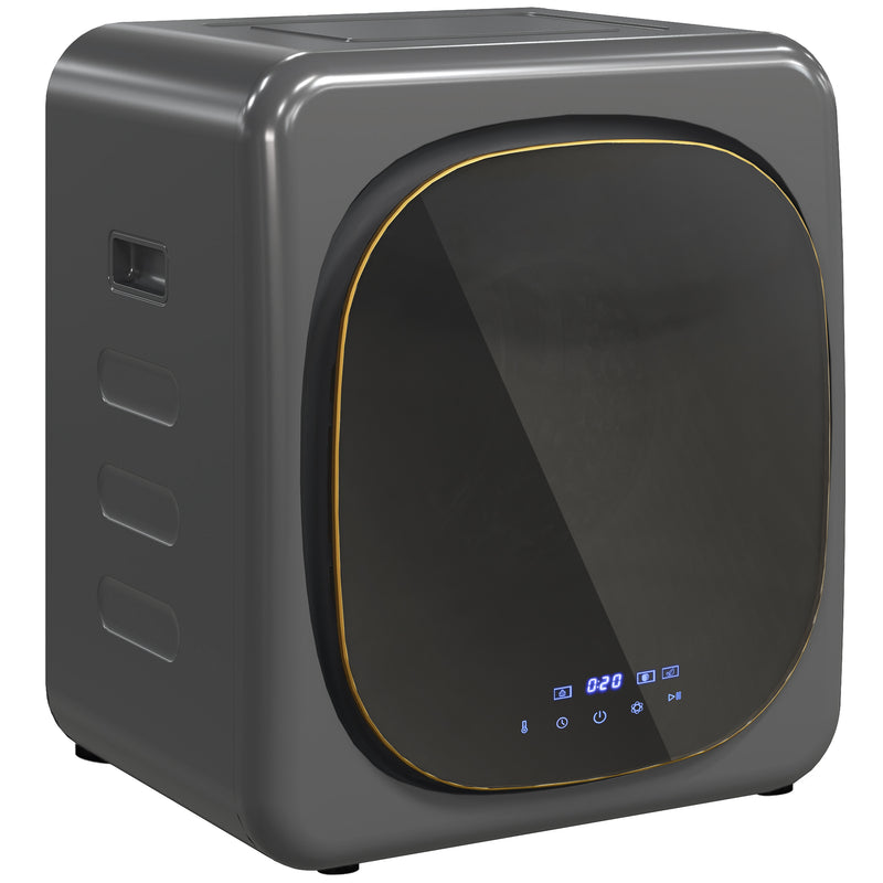 HOMCOM 4kg 800W Vented Tumble Dryer With Deodorize, Smart Mode