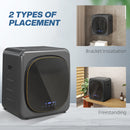 HOMCOM 4kg 800W Vented Tumble Dryer With Deodorize, Smart Mode