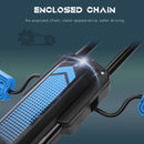 HOMCOM Children Pedal Go Kart W/ Adjustable Seat, Rubber Wheels, Brake, Blue