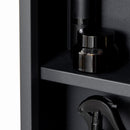 Kleankin Wall Mounted Bathroom Cabinet With Mirror And Storage Shelves