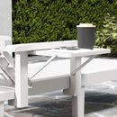 Outsunny Set of 2 Resin Reclining Sun Loungers for Garden