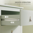 HOMCOM Bedroom Chest Of Drawers, Modern 4 Drawer Dresser