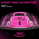 AIYAPLAY Angry Bird Licensed Bumper Car for Kids w/ Joysticks