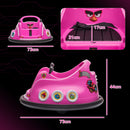 AIYAPLAY Angry Bird Licensed Bumper Car for Kids w/ Joysticks