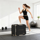SPORTNOW Non-Slip Plyo Box, Corner-free Wooden Jump Box
