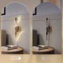 HOMCOM Led Wall Lamp 2 Pack, Modern Indoor Spiral Wall Light