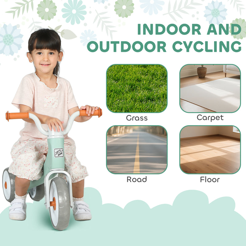 AIYAPLAY Baby Balance Bike with 3 Wheels for 12-36 Months