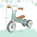 AIYAPLAY Baby Balance Bike with 3 Wheels for 12-36 Months