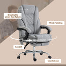 Vinsetto Massage Office Chair, Heated Reclining Desk Chair